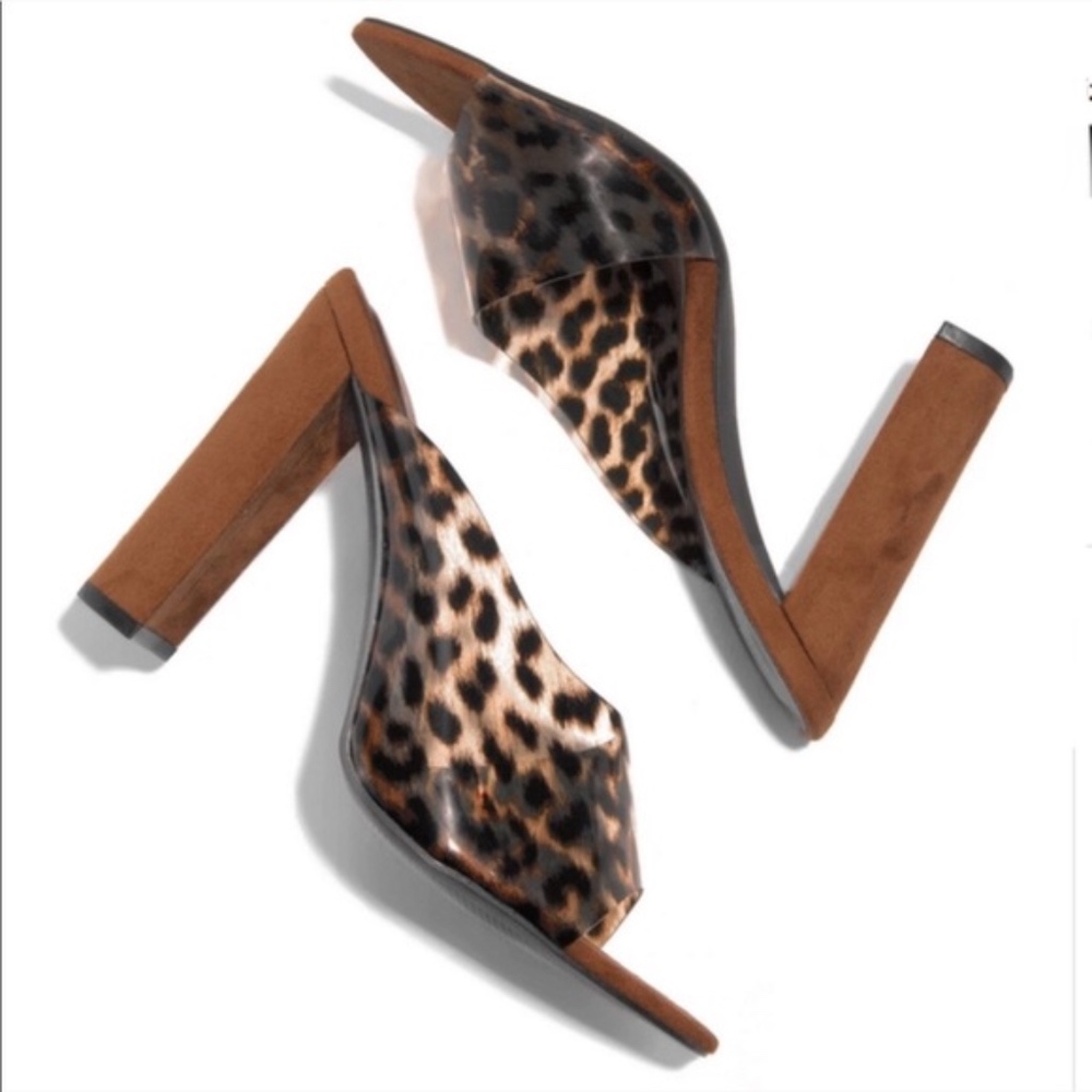 "CASSIE" Mule - Leopard - Picture 2 of 4